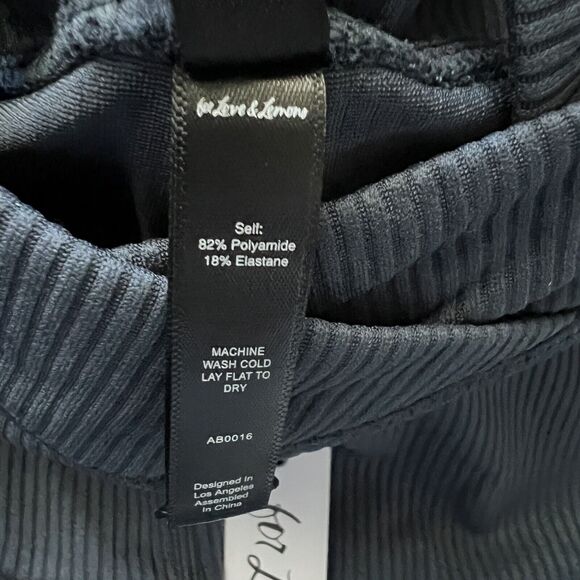 For Love And Lemons Chloe Shorts Womens Small Athletic Midnight Blue - Picture 3 of 7